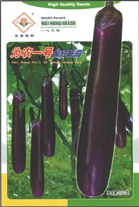 供应为农一号紫红长茄—茄子种子